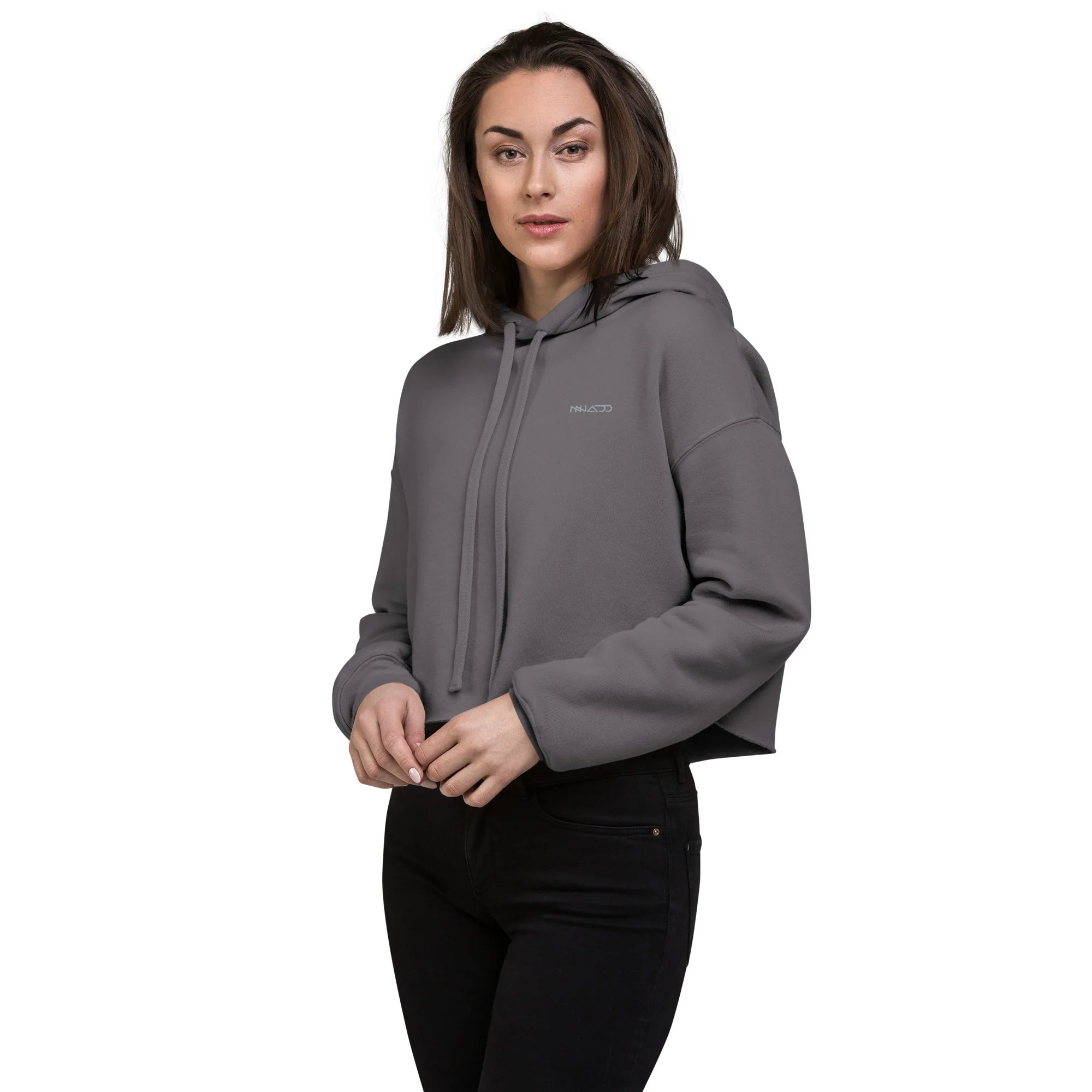 Woman - Crop Hoodie - Oliveira