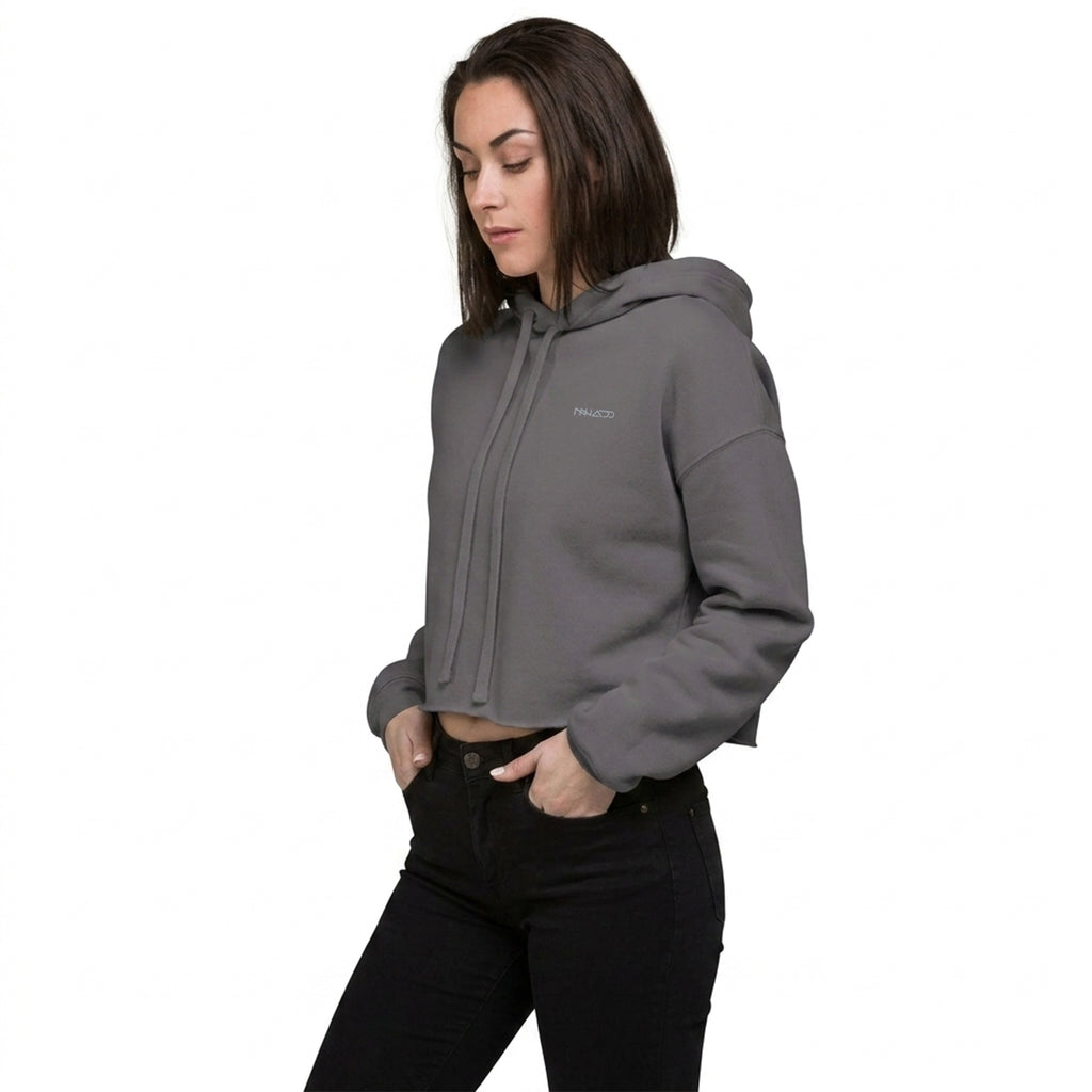 Woman - Crop Hoodie - Oliveira