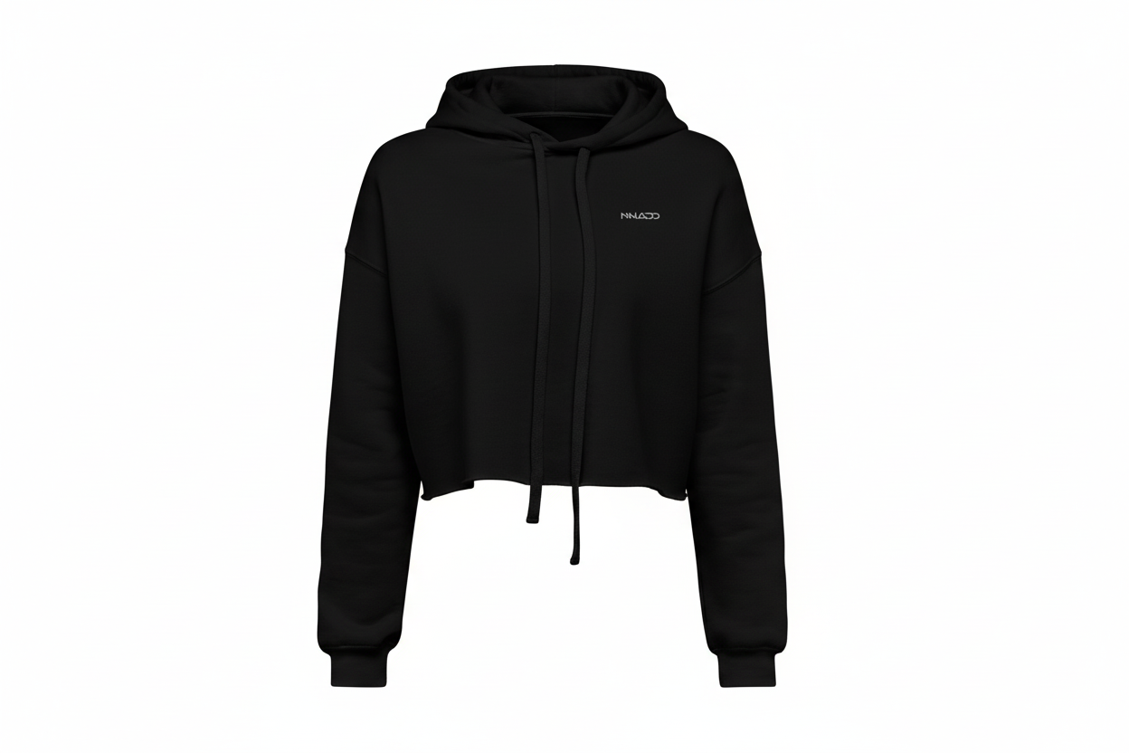 Woman - Crop Hoodie - Oliveira